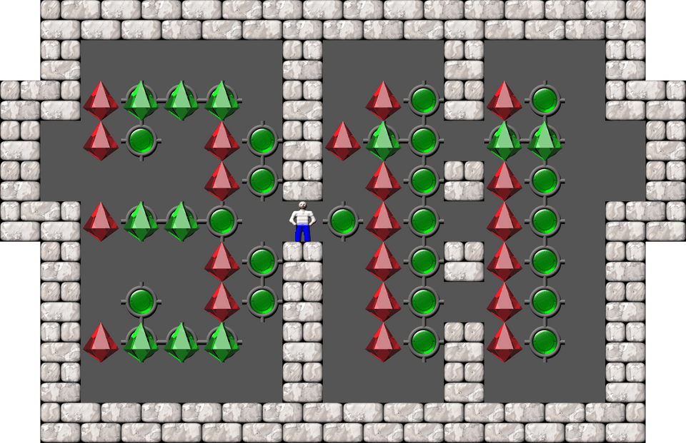 Sokoban Laizhufu and LZY Arranged level 4